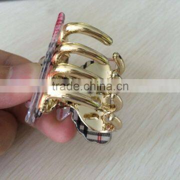 Fashion Hair Accessories 4.5CM Acetata Flower Hair Claw For Women photo-4