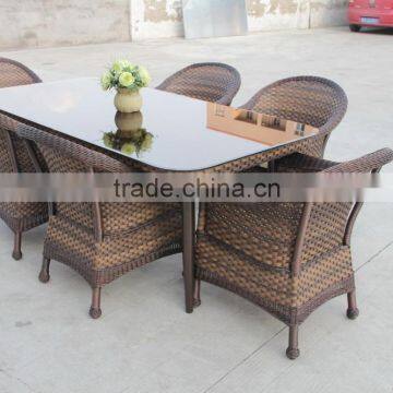 Modern Style Aluminum and PE Rattan Handcraft Wicker Outdoor Furniture (BP-3017C) photo-2