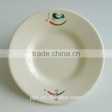 100% Melamine Plate Melamine Snack Tray With 3components