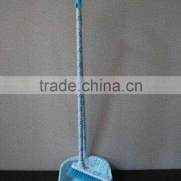 High Quality Household Cleaning Printing Plastic Dustpan With Long Handle photo-6