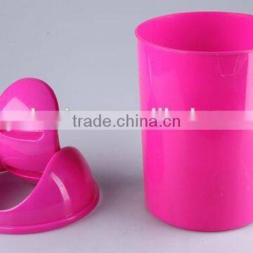 Rubbish Bin Household Garbage Can/Plastic Trash Can photo-3