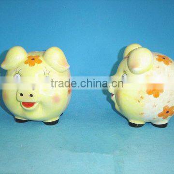 popular ceramic piggy bank money box for wholesale