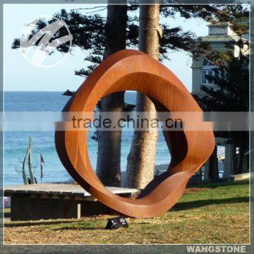 Europe regional feature steel sculpture garden decoration