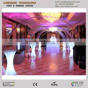 Customized Led Exhibition Furniture Lighted High Standing Round Table TP110B photo-3