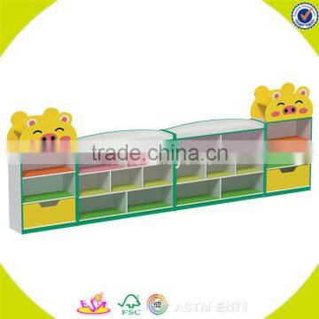 Wholesale Inexpensive Children Toy Storage Shelf,wooden Furniture Cartoon Style Storage, Kids Storage Furniture W08C209 photo-6