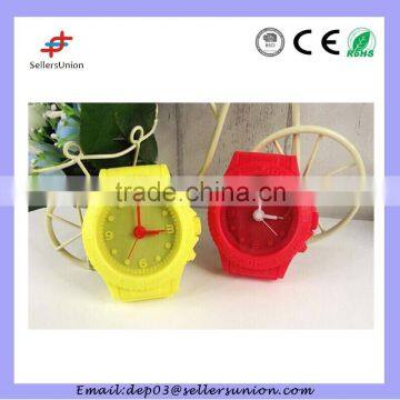 Silicone Alarm Clock Fashion Watch Design