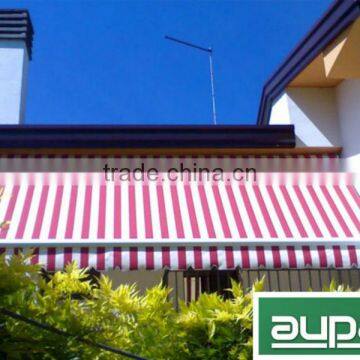 Double arms retractable awning and canopies (manual)