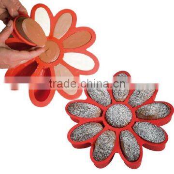 Flower Shape Plastic Cake Decorations Jelly Mold Silicon Moulds Cake Decorating photo-6