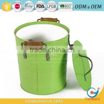 8 Inch Galvanized Metal Garden Beer in Ice Bucket Ice Beer Bucket