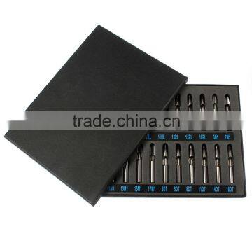 22pcs Pro Tattoo Supply Stainless Steel Tip Kit Machine Gun Grip Set Nozzle photo-6