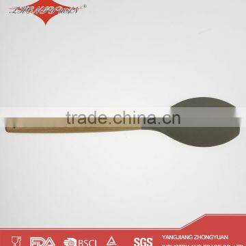 Colorful Silicone Kitchen Utensils With Wood Handle photo-5