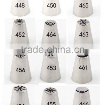 High Quanlity Stainless Steel Flower Shaped Cream Nozzles Cake Cream Decorating Tip Sets photo-2