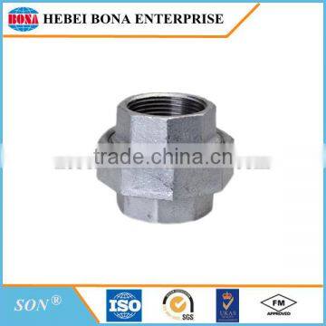 "SON" brand gi malleable iron pipe fittings elbow /tee/socket/cross/nipple