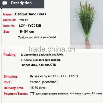 China Bamboo Grass Artificial Grass With Pot Potted Artificial Grass photo-2