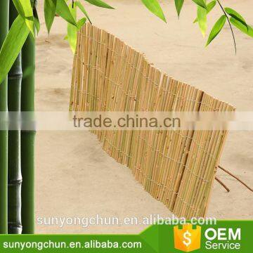 Factory Green Color Natural Dyed Bamboo Reed Cane Natural Fencing Roll photo-4