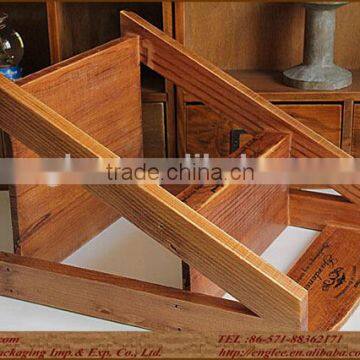 Beautiful Small Size Home Decoration Wooden Flower Stand photo-2