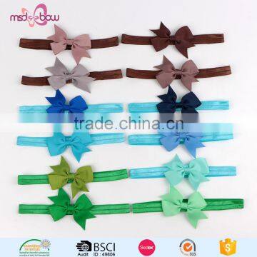 Good Quality Fancy Flower Elastic Baby Hair Headband for Infants and Toddlers photo-2