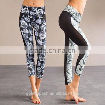 Digital Printing 80% Nylon 20% Spandex Capris for Women