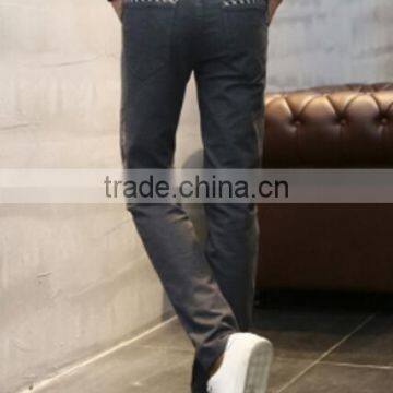 100% Cotton Men Business Casual Pants Wholesale Mens Slim Fit Trousers photo-2