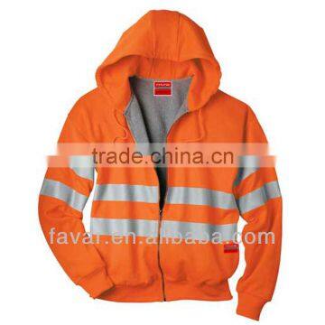 100% polyester knit flame retardant thermal lining reflective tapes jacket