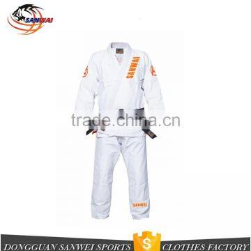 Wholesale New Design High Quality Custom Made Pearl Weave Fabric Patches Bjj gi White Brazilian Kimono Jiu Jitsu photo-6