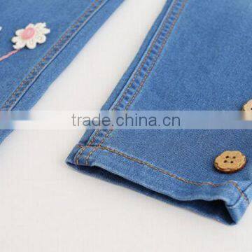 2017 Wholesale Girls Jeans Back Pocket Embroidery Designs photo-4