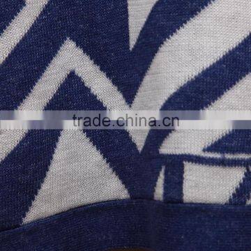 Women's o Neck Geometric Pattern Knitwear With Bell Sleeves photo-4