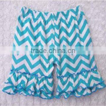 2016 china yiwu product and wholesale and EXW price cotton shorts with rufffle for baby kids for summer and sport wearing