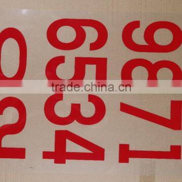 DIY Sports Jersey Number Screen Printed Custom Heat Transfers for Shirts photo-6