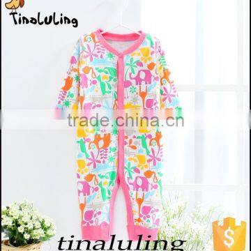 new arrival infant baby girls elephant animal rompers baby bodysuits girls romper