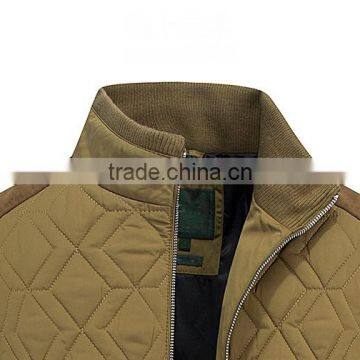 High Quality Mens Quilting Padded Jacket With Elbow Patch photo-5