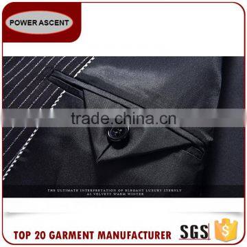 European Men'S Stripe Arrow Lapel Fashion Suit Jacket Blazer For Men photo-5