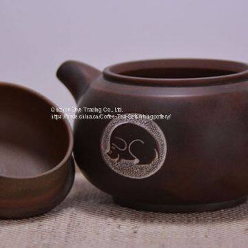 Pig Tea Pots Qinzhou Nixing Clay Handmade Teapot For Usage Zisha Tea Pot photo-4
