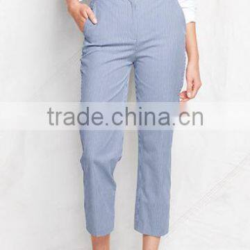 Newest breathable cheap women branded wholesale straight fashion pants