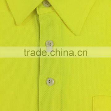 Wholesale Contrast Long Sleeve hi Vis Safety 3M Tape AS/NZS Reflective Fluorescent Polo Shirt photo-4