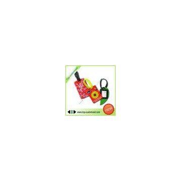 Wholesale soft PVC rubber luggage tag
