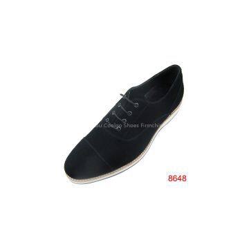 Calfskin Best Quality Leather Casual Men Shoes photo-2