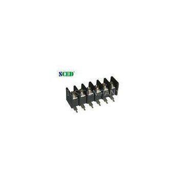 7.62mm 24 Poles Electrical Barrier Terminal Block for Server Site 300V 15A