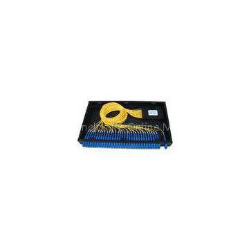 Rack Mounted Fiber Optical Terminal Box , 19 Inch PLC Splitter Box