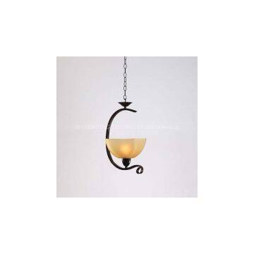 Flush Mount 1 Light Classical Droplight Restoring Ancient Ways Antique Brass Spray Lacquer Glass Metal