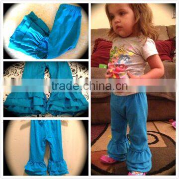 New arrival pernickety remake triple ruffle baby girls legging pants M5040224