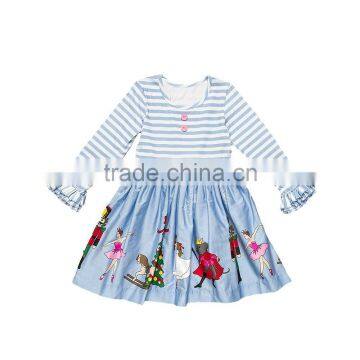 New Design Wholesale Baby Girl Boutique Matching Clothing Sets Smocked Baby Girl Dress photo-3
