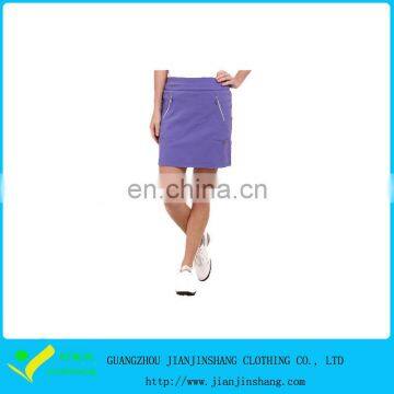 Beautiful Design Light Polyester Cool Pass Sports Skirts In Purple