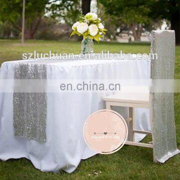 Hot Sale Wedding Banquet Sequin Glitter Chair Covers