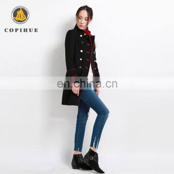 High Quality Girls Long Black Coat Best Cheap Ski Jacket