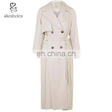 Europe USA Fashion Show Maxi Long Coats Handsome Woman Wear Thin Coat Online Wholesale Suit Jacket