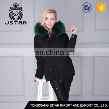 2017 Women's Winter Warm Fake Fur Collar Coat