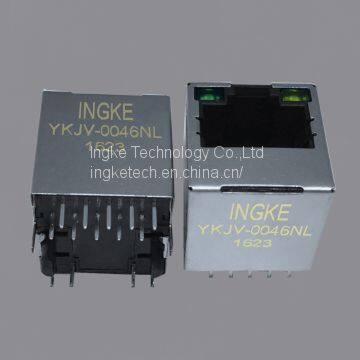 SI-46004-F YKJV-0046NL Through Hole Vertical magnetics rj45 jacks
