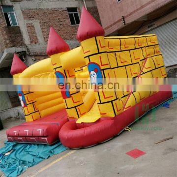 Hola Red and Yellow Colorful PVC Tarpaulin Inflatable Bounce House for Sale photo-4