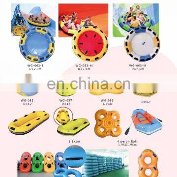 42 Inch PVC Yellow Color Inflatable Swimming Ring Water Park Tube for Water Park Slide Use photo-6